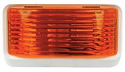 FulTyme RV 590-1115 Porch Ligt Sq with O Swtch Amber