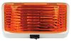 FulTyme RV 590-1117 Porch Lght Sq with Swtch Amber