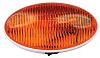 FulTyme RV 590-1122 Porch Lght Ovl with Swtch Amber