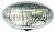 FulTyme RV 590-1124 Prch Lght Ovl with Swtch Clear