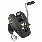 Fulton 1500lb Single Speed Winch w/20´ Strap Included - Black Cover