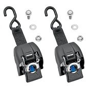 Fulton 2060366 Heavy Duty Retractable Transom Ratchet Tie Downs 2" X 43" - Pair