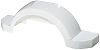 Fulton 508573 13" White Plastic Fender