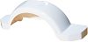 Fulton 508574 14" White Plastic Fender