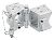 Fulton HDPB350101 3" X 5" Fold Away Coupler Kit
