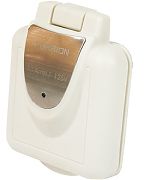Furrion F52INSPS 50A 125/250V Non-Metallic Square Power Inlet