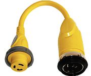 Furrion FP3055SY 30A Female to 50A 250V Male Intelligent LED Pigtail Adapter