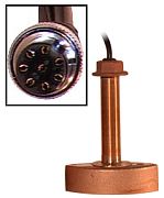 Furuno 525T-BSC Bronze Thru-Hull Transducer with Temp, 600W (8-Pin)