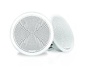 Fusion FM-F65RW 6.5" White Round Flush Mount Speakers