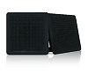 Fusion FM-F65SB 6.5" Black Square Flush Mount Speakers