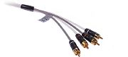 Fusion MS-FRCA6 6´ 4-WAY Shielded Twisted Rca Cable