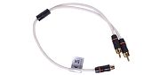 Fusion MS-RCAYM 1FEMALE-2MALE Shielded Twisted Rca Y-CABLE