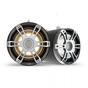 Fusion SG-FLT883SPB 8.8" Tower Speaker Black with Crgbw Lighting