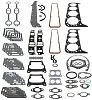 GLM Products 39010 Overhaul Gasket Set