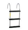 Garelick 06141 4 Step Stainless Steel Telescoping Hook Ladder