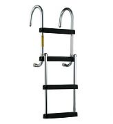 Garelick 12350 4 Step Folding Pontoon Ladder