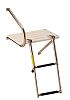 Garelick 19537 Transom Platform with Telescoping Ladder