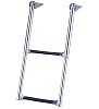 Garelick 19616 Stainless Steel Telescoping 3 Step Ladder