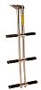Garelick 19626 3 Step Telescoping Stainless Steel Sport/Diver Ladder