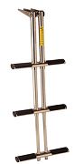 Garelick 19626 3 Step Telescoping Stainless Steel Sport/Diver Ladder