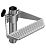 Garelick 75004 Foot Rest Swivel Stanchion