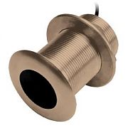 Garmin 010-11927-20 Bronze Thru-Hull Mount Transducer with Depth & Temperature (0° tilt)