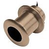 Garmin 010-11927-21 Bronze Thru-Hull Mount Transducer with Depth & Temperature (12° tilt)