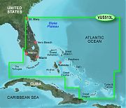 Garmin VUS513L Jacksonville To Bahamas Bluechart G2 Vision