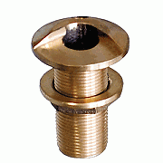 Groco 1" Bronze High Speed Thru-Hull Fitting with Nut