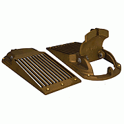 Groco Bronze Slotted Hull Scoop Strainer with Access Door for Up To 3" Thru Hull