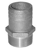 Groco FF1000 1" x 1-1/4" Full Flow Pipe to Hose Adapter