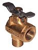 Groco FV590 1/2" FV 590 Series 90 Degree Brass Fuel Valve