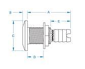 Groco HTH1000S 1" Stainless Steel Thru Hull
