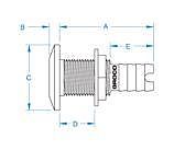 Groco HTH625S 5/8" Stainless Steel Thru Hull