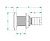 Groco HTH625S 5/8" Stainless Steel Thru Hull