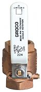 Groco IBV-750 BSPP Brz In Line Ball Valve G 3/4"