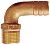 Groco PTHC1000 1" x 1" Bronze 90 Degree Pipe to Hose Adapter