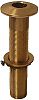 Groco THXL2000W 2" Bronze Extra Long Thru Hull Fitting