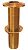 Groco THXL750W 3/4" Bronze Extra Long Thru Hull Fitting