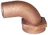 Groco TPC1500 1-1/2" x 1-1/2" Bronze 90 Degree Tail Piece