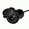 Guest Ac Universal Plug Holder - Black