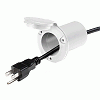 Guest Ac Universal Plug Holder - White