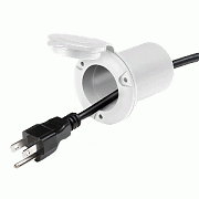 Guest Ac Universal Plug Holder - White