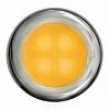 Hella 980500021 Stainless Bezel Slim Line Round LED Courtesy Light - White