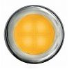 Hella 980502221 Stainless Slim Line Round LED Courtesy Lamp - Blue