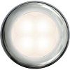 Hella 980502271 Chrome Bezel Slim Line Round LED Courtesy Lamp - Blue