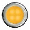 Hella 980507221 Stainless Slim Line Round LED Courtesy Lamp - Red