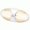 Hella Marine Duraled 12 Interior/Exterior Lamp - Warm White LED - White Housing