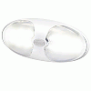 Hella Marine Duraled 12 Interior/Exterior Lamp - White LED - White Housing