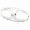 Hella Marine Duraled 12 Interior/Exterior Lamp with Switch - White LED - White Housing